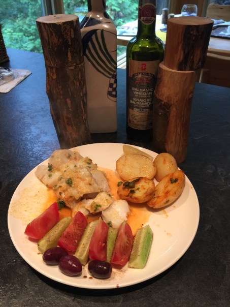 cod with lemon and caper dinner