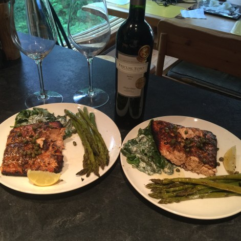 salmon dinner for 2