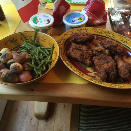 Canada day buttermilk chicken