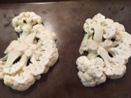 cauliflower slices